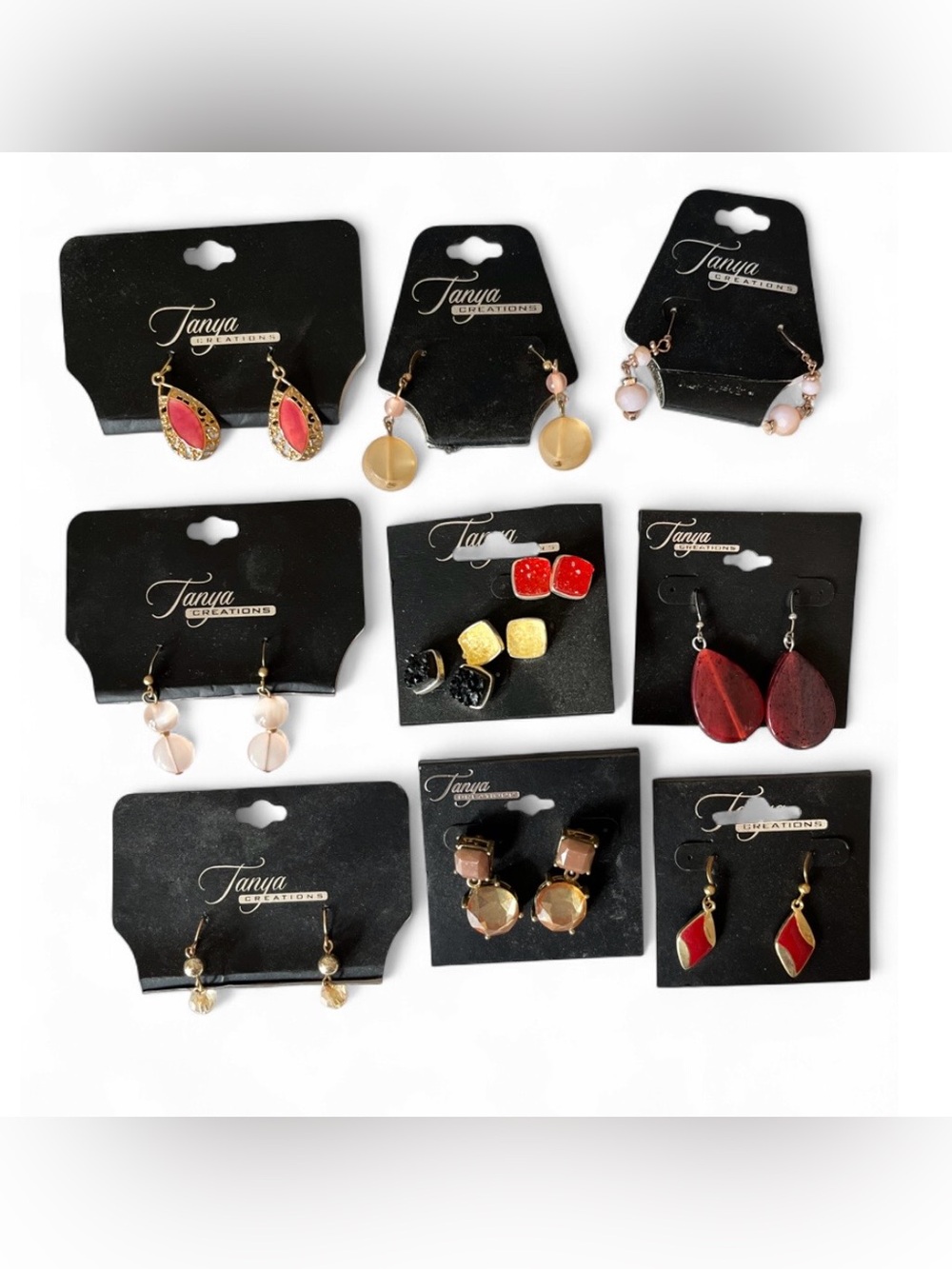 NWT Tanya Creations Mixed Earring Set - 9 Total